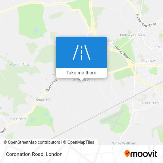Coronation Road map