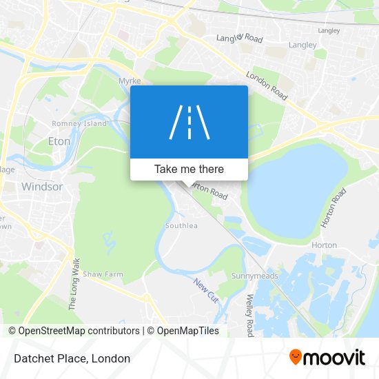 Datchet Place map