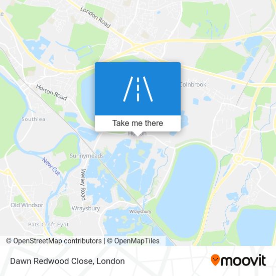 Dawn Redwood Close map