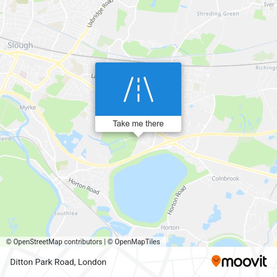 Ditton Park Road map