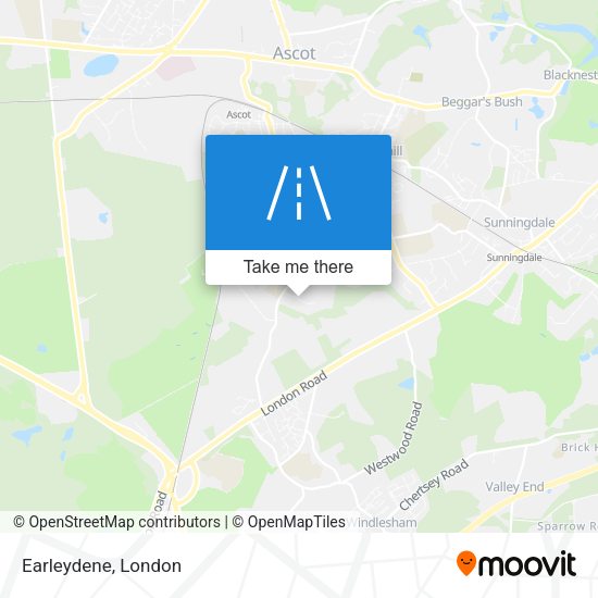 Earleydene map