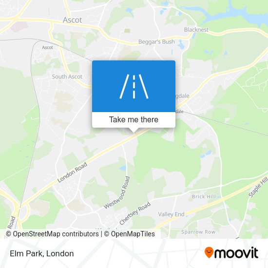 Elm Park map