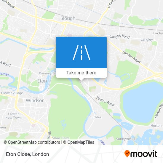 Eton Close map