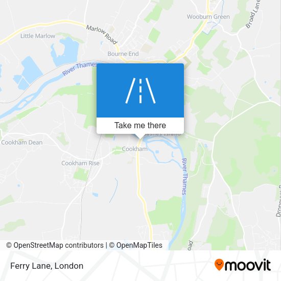 Ferry Lane map