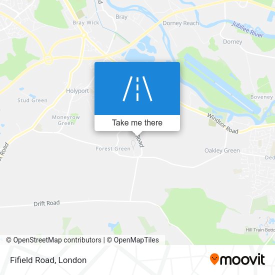 Fifield Road map
