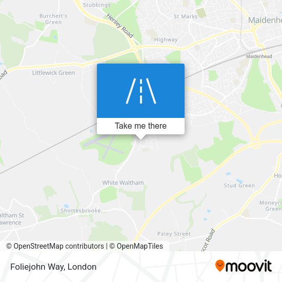 Foliejohn Way map