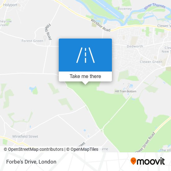 Forbe's Drive map