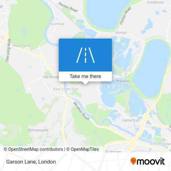 Garson Lane map