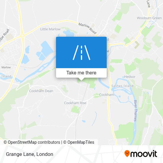Grange Lane map