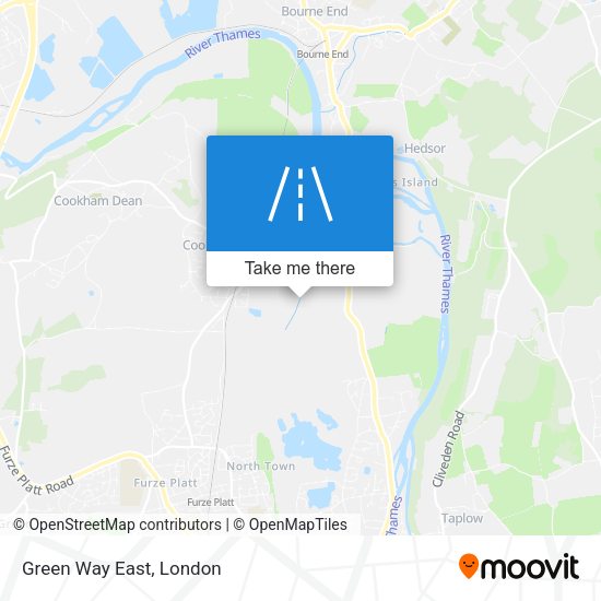 Green Way East map