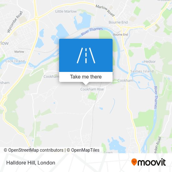 Halldore Hill map