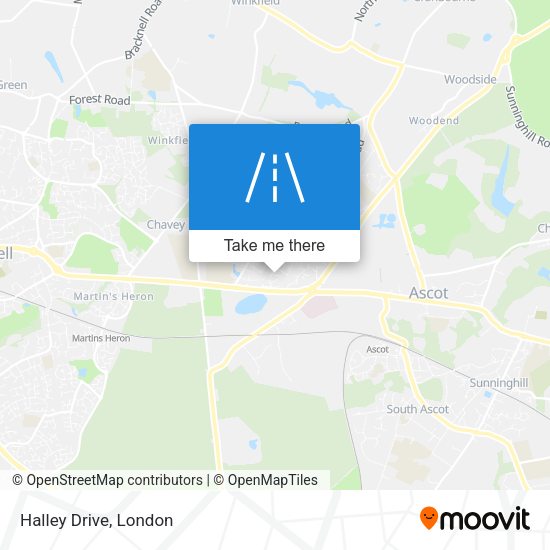 Halley Drive map