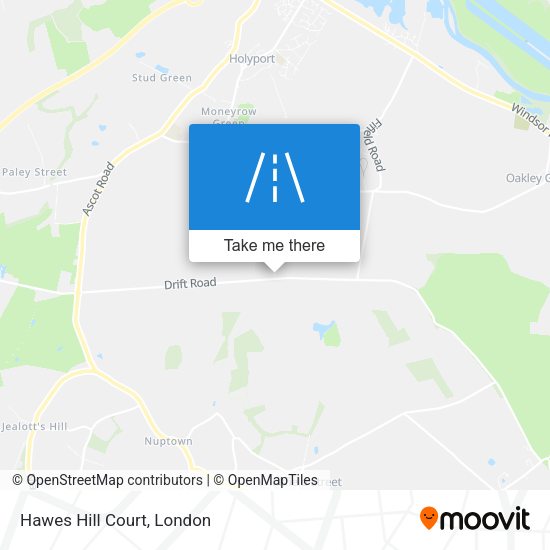 Hawes Hill Court map