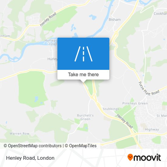 Henley Road map