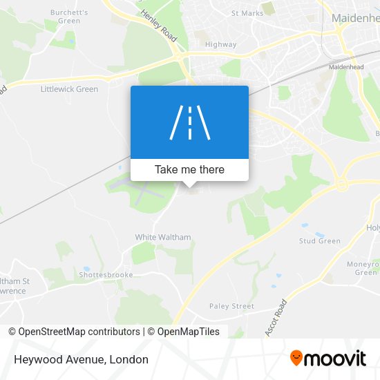 Heywood Avenue map