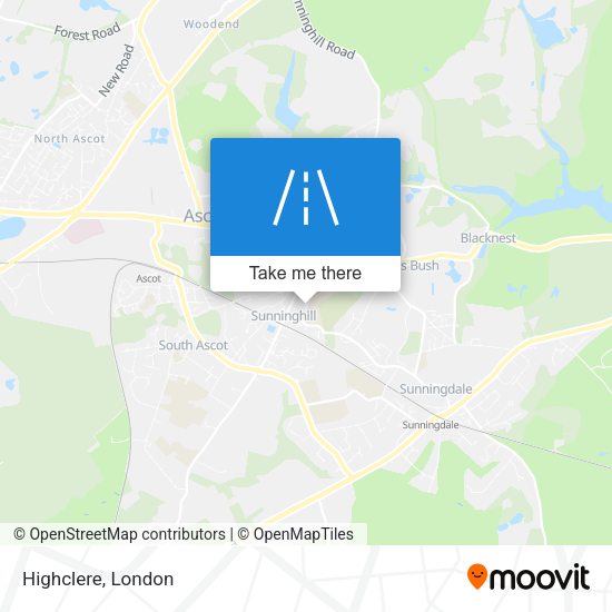 Highclere map