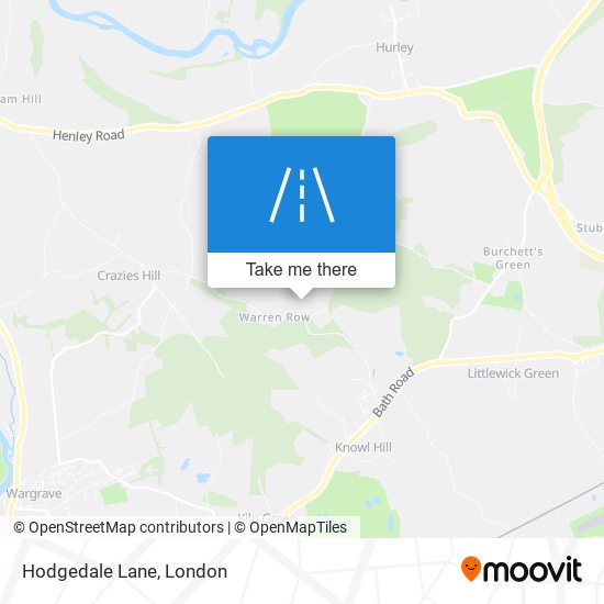 Hodgedale Lane map