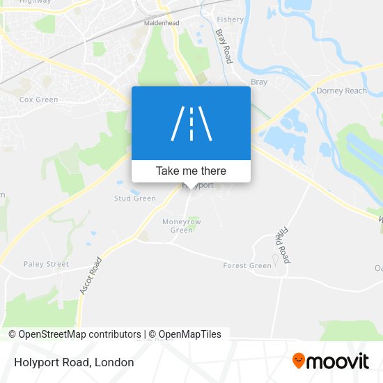 Holyport Road map