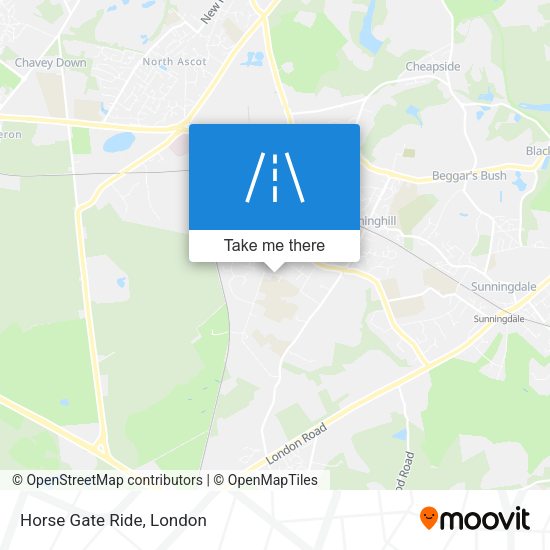 Horse Gate Ride map