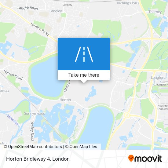 Horton Bridleway 4 map