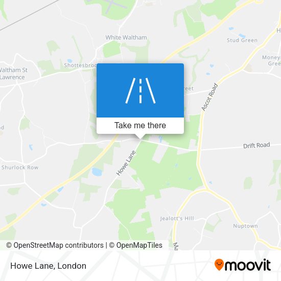 Howe Lane map