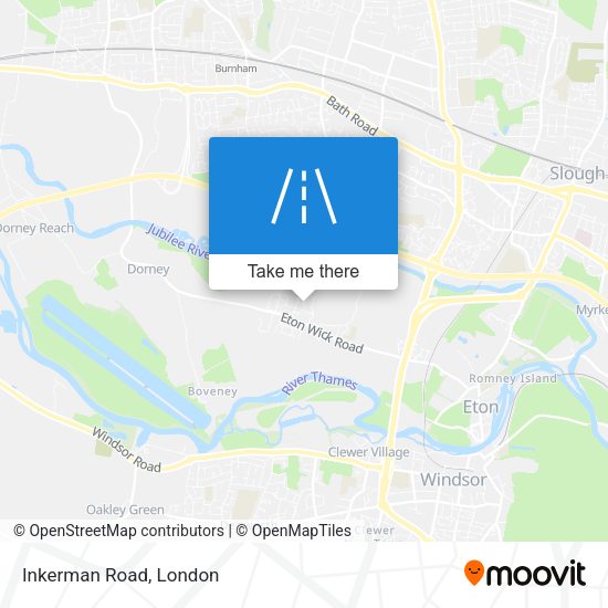 Inkerman Road map