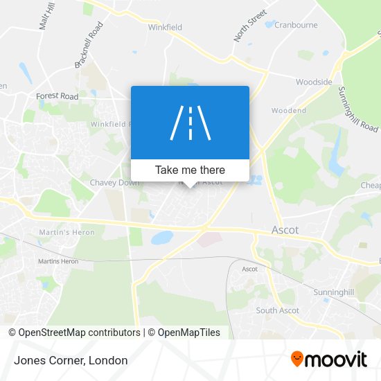 Jones Corner map
