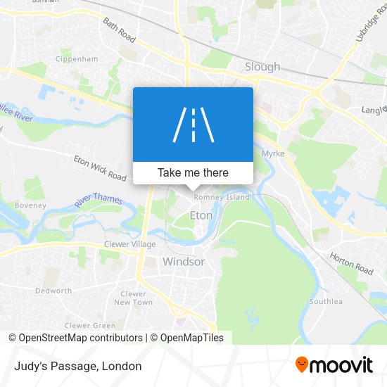 Judy's Passage map
