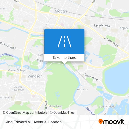 King Edward VII Avenue map
