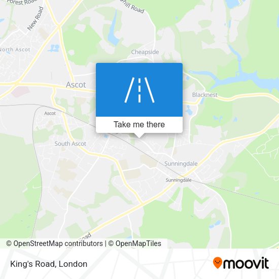 King's Road map
