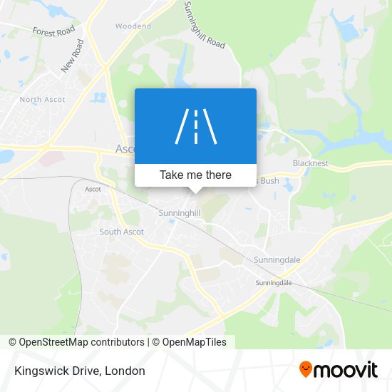 Kingswick Drive map