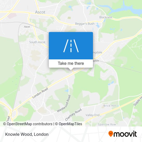 Knowle Wood map