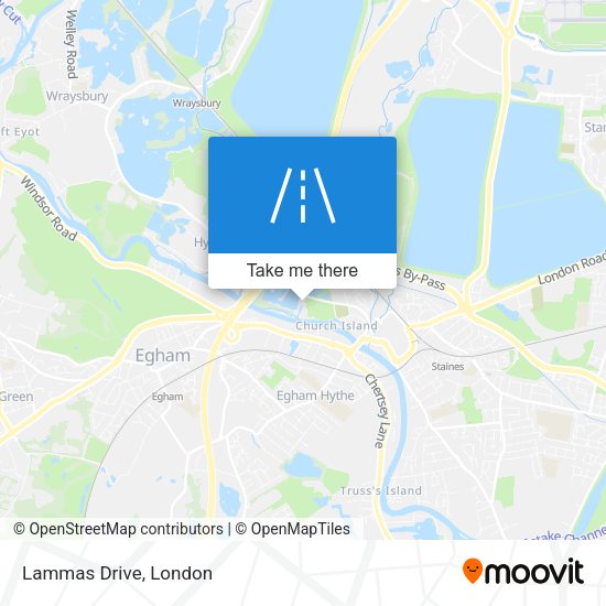 Lammas Drive map