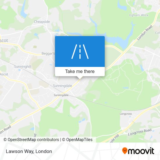 Lawson Way map