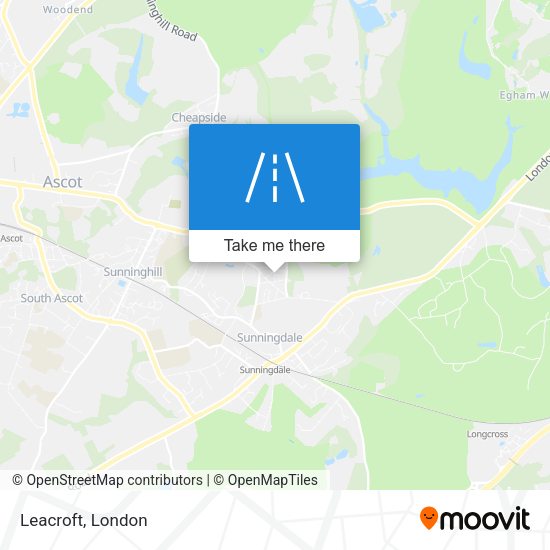Leacroft map