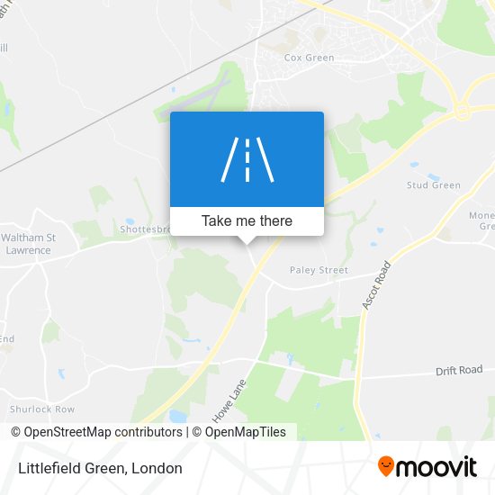 Littlefield Green map