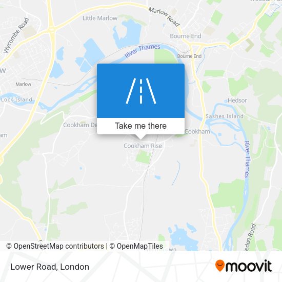 Lower Road map