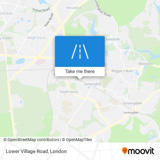 Lower Village Road map