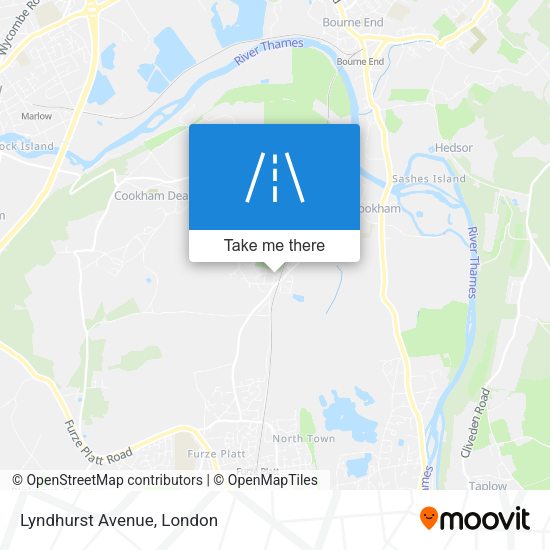 Lyndhurst Avenue map