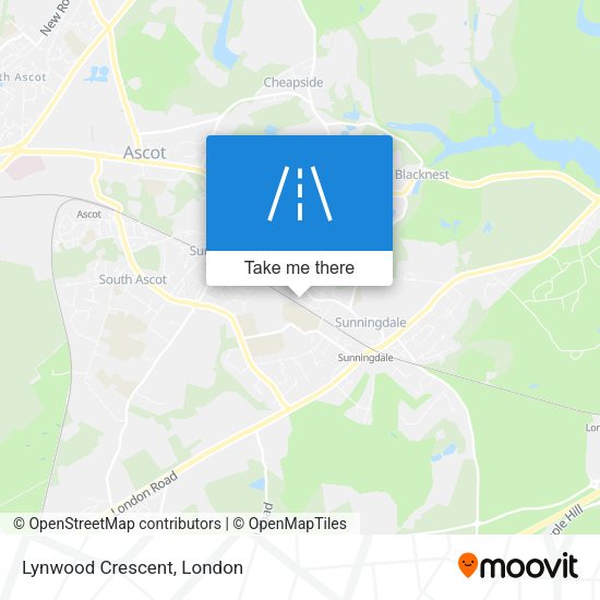 Lynwood Crescent map