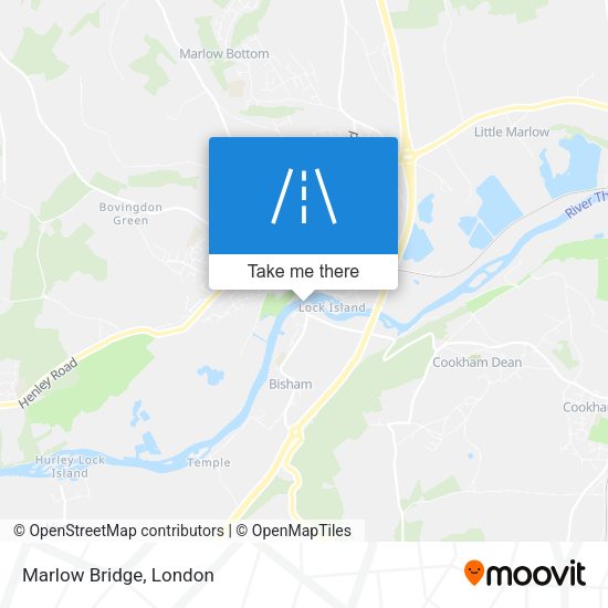 Marlow Bridge map