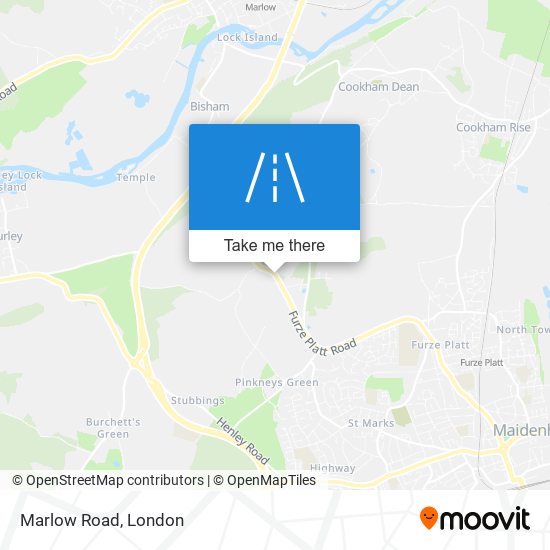 Marlow Road map