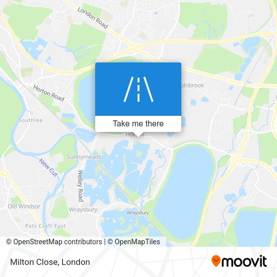 Milton Close map