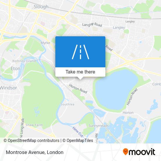 Montrose Avenue map