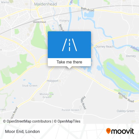 Moor End map