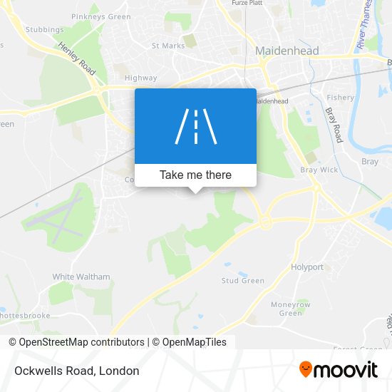 Ockwells Road map