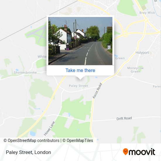 Paley Street map