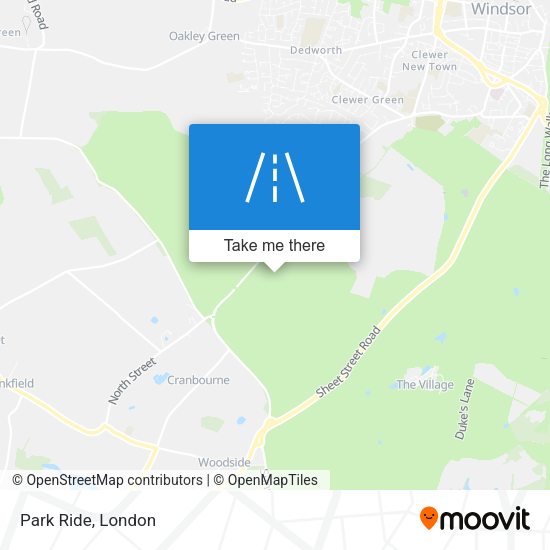 Park Ride map