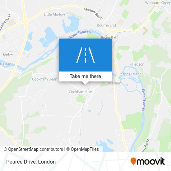 Pearce Drive map