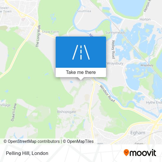 Pelling Hill map